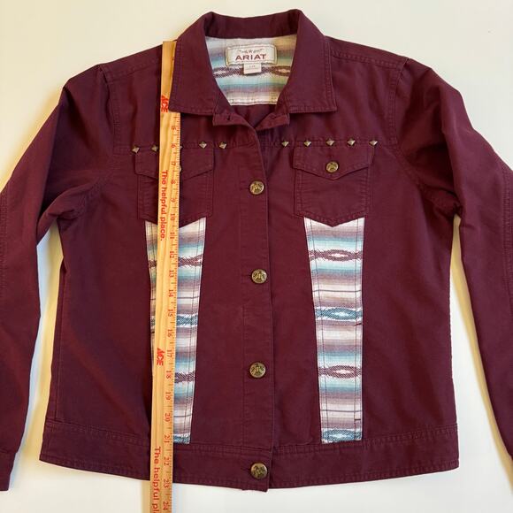 Ariat Womens La Madre Jacket Large EUC Aztec Yellowstone Rodeo Native American - Picture 14 of 14